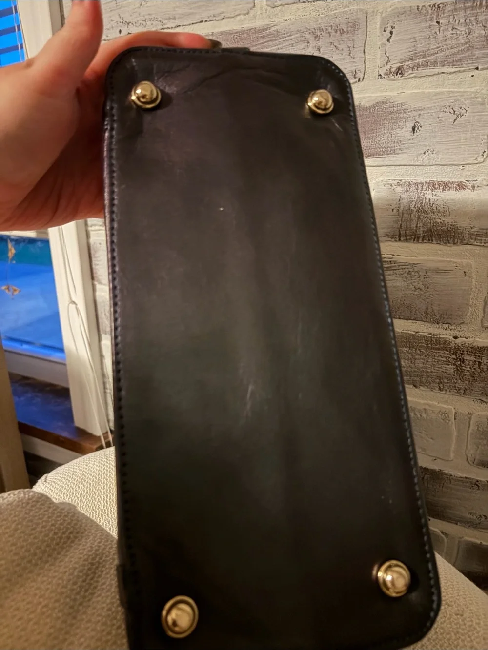 Brahmin Duxbury Satchel with matching wallet and bracelet.